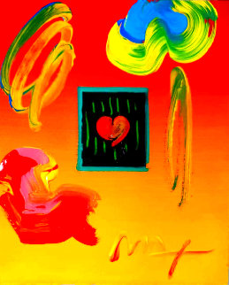 Heart Suite II 2000 11x9 Unique Works on Paper (not prints) - Peter Max Heart Suite II 2000 11x9 Unique Works on Paper (not prints) - Peter Max