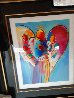 Angel with Heart 2015 - Huge Limited Edition Print by Peter Max - 2
