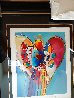 Angel with Heart 2015 - Huge Limited Edition Print by Peter Max - 1