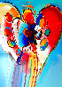 Angel with Heart 2015 - Huge Limited Edition Print by Peter Max - 0