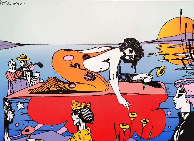 Psychedelic Vintage Suite of 4 AP, 1975 Limited Edition Print by Peter Max