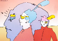 Psychedelic Vintage Suite of 4 AP, 1975 Limited Edition Print by Peter Max - 1 Psychedelic Vintage Suite of 4 AP, 1975 Limited Edition Print by Peter Max - 1