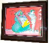 Les Mondrian Ladies 1988 Huge Limited Edition Print by Peter Max - 1