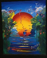Better World 42x33 Huge Original Painting by Peter Max - 5 Better World 42x33 Huge Original Painting by Peter Max - 5