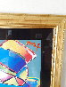 Zero Prism Man Unique 2002 40x33 Huge Works on Paper (not prints) by Peter Max - 3