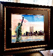 9-11 Series Statue of Liberty And Twin Towers 2011 27x31 w Remarque Other by Peter Max - 1