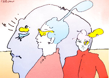 Psychedelic Vintage Suite of 4 AP, 1975 - Vintage Limited Edition Print - Peter Max Psychedelic Vintage Suite of 4 AP, 1975 - Vintage Limited Edition Print - Peter Max