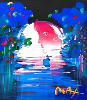 Rainforest Foundation Unique 1998 36x31 Works on Paper (not prints) - Peter Max Rainforest Foundation Unique 1998 36x31 Works on Paper (not prints) - Peter Max