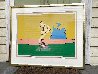 Running With Image of His Mother 1971 (Early) Limited Edition Print by Peter Max - 1