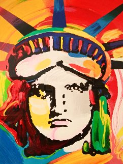 Liberty Head 2002 Limited Edition Print - Peter Max