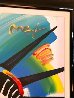 Liberty Head 42x42 Huge Original Painting by Peter Max - 2