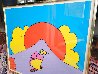 Floating in Peace 1972 Vintage Limited Edition Print by Peter Max - 2