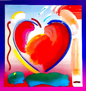 Heart on Blends Unique 2006 10x8 Other - Peter Max Heart on Blends Unique 2006 10x8 Other - Peter Max