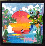 Better World 2009 14x14 Original Painting by Peter Max - 1
