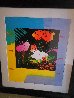 Lady Floating Flowers Limited Edition Print by Peter Max - 1