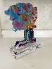 Vase of Flowers Unique Acrylic Sculpture 2017 13 in Sculpture by Peter Max - 2