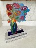 Vase of Flowers Unique Acrylic Sculpture 2017 13 in Sculpture by Peter Max - 5
