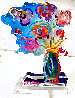 Vase of Flowers Unique Acrylic Sculpture 2017 13 in Sculpture by Peter Max - 0