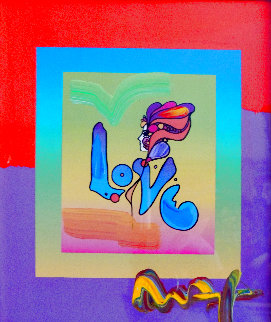 Love 2007 16x22 Works on Paper (not prints) - Peter Max