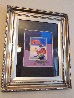 Umbrella Man 2007 16x22 Works on Paper (not prints) by Peter Max - 1
