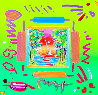 Better World 2003 26x22 Works on Paper (not prints) by Peter Max - 0