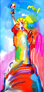 Statue of Liberty 2010 43x25 - Huge Works on Paper (not prints) - Peter Max