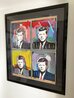 JFK Quadtych 1989 - Huge - Framed - 50x43 Limited Edition Print by Peter Max - 2