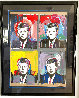 JFK Quadtych 1989 - Huge Limited Edition Print by Peter Max - 1