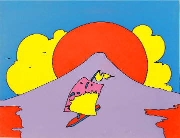 Floating in Peace 1972 Limited Edition Print - Peter Max Floating in Peace 1972 Limited Edition Print - Peter Max