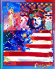 God Bless America II Unique 2001 Works on Paper (not prints) by Peter Max - 0