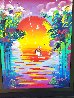 Better World #67 56x46 - Huge Original Painting by Peter Max - 2