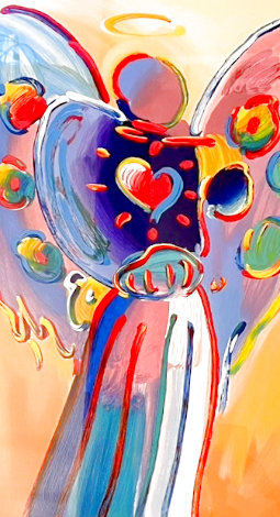 Angel with Heart 2010 Limited Edition Print - Peter Max