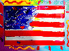 Flag with Heart 2012 Limited Edition Print by Peter Max - 0