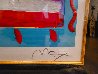 Flag with Heart 2012 Limited Edition Print by Peter Max - 2