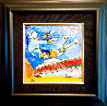 Cosmic Flyer Version II #9 Original Painting by Peter Max - 1