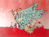 Winged Flyer II 1978 - Vintage Limited Edition Print by Peter Max - 2