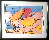 Tropical Flowers 1979 - Vintage Limited Edition Print by Peter Max - 1