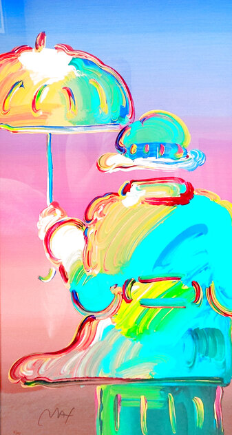 Angel With Heart 2015 Limited Edition Serigraph by Peter Max