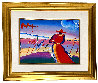 Walking in Reeds Unique 1999 Works on Paper (not prints) by Peter Max - 1
