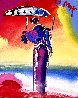 Umbrella Man with Cane Unique 2001 33x27 Works on Paper (not prints) by Peter Max - 0