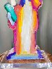 Statue of Liberty Ver. III #107 Unique Acrylic Sculpture 2016 15 in Sculpture by Peter Max - 4