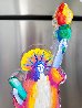 Statue of Liberty Ver. III #107 Unique Acrylic Sculpture 2016 15 in Sculpture by Peter Max - 2