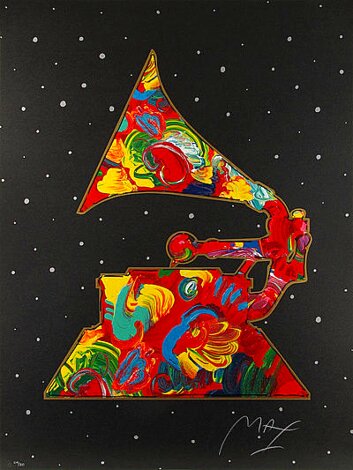 Grammy 1991 - Huge 53x41 Limited Edition Print - Peter Max