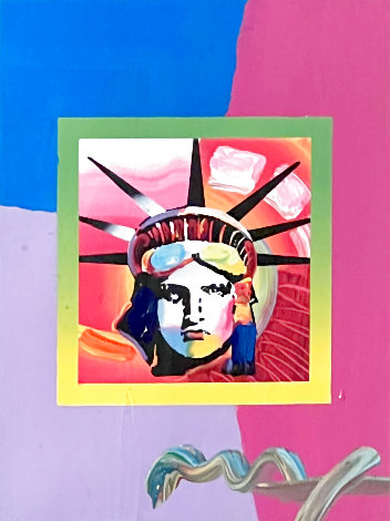 Peter Max Head II Unique 2011 24x22 Works on Paper (not prints) - Peter Max