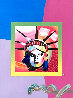 Peter Max Head II Unique 2011 24x22 Works on Paper (not prints) by Peter Max - 0