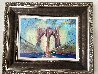 Brooklyn Bridge 2017 27x34 - New York - NYC Original Painting by Peter Max - 1