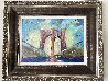 Brooklyn Bridge 2017 27x34 - New York - NYC Original Painting by Peter Max - 3