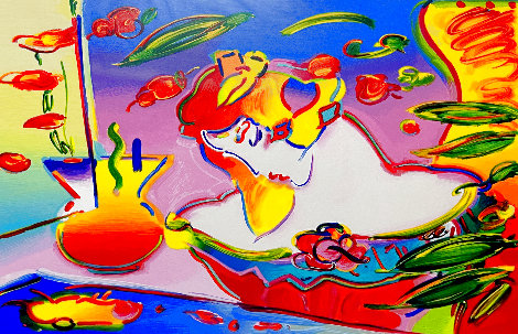 Daydream HC 2014 Embellished Limited Edition Print - Peter Max