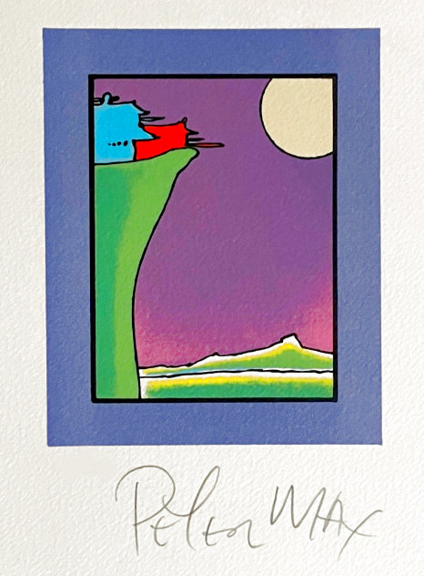 Cliff Dweller 1976 - Vintage Limited Edition Print by Peter Max