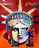 Statue of Liberty Unique 2007 43x38 - Huge - New York - NYC Works on Paper (not prints) by Peter Max - 0